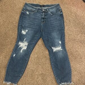 Judy Blue Relaxed Fit Jeans Womens Size 16W Blue JB82306MD-PL